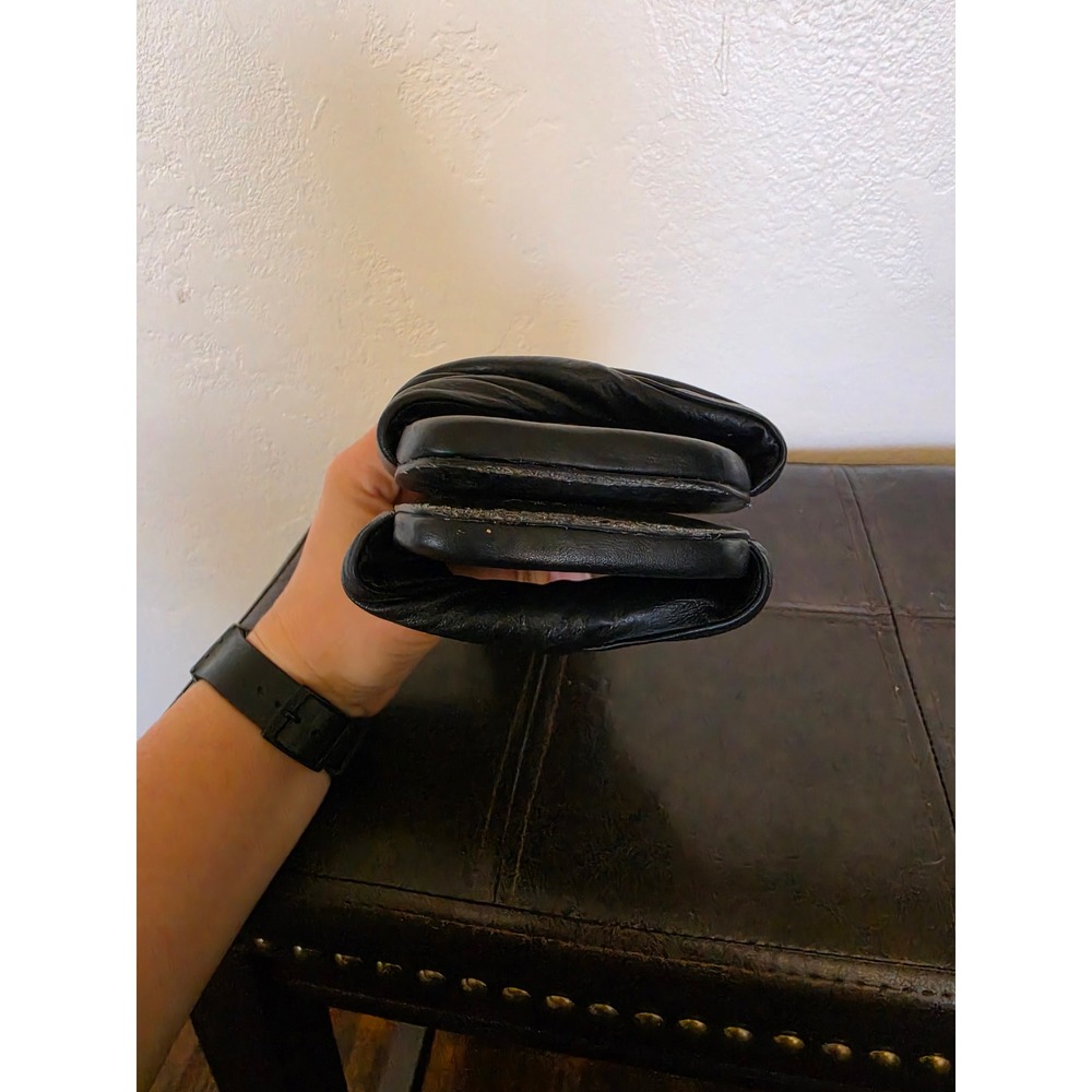 REFORMATION Mikki Twist Black Leather BowMinimalist Resort SquareSandals sz 9.5 - Picture 5 of 9